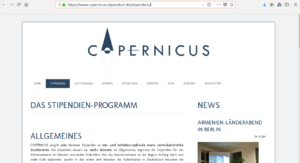 Copernicus Stipendium