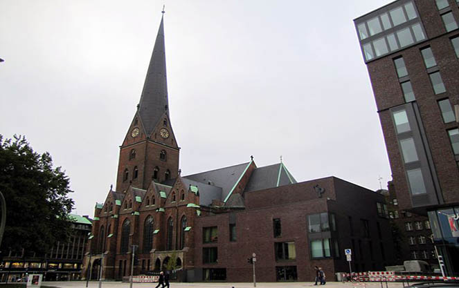 Церковь святого петра в гамбурге