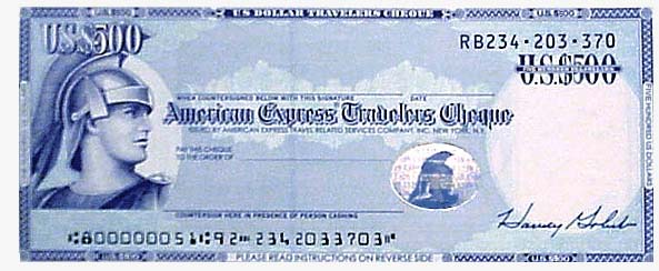  Дорожные чеки American Express