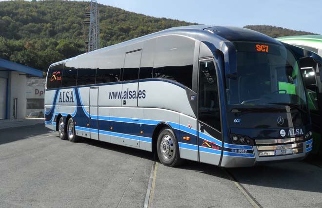 Автобус ALSA по маршруту Барселона-Аликанте