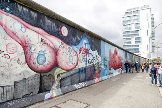 Остатки Берлинской стены