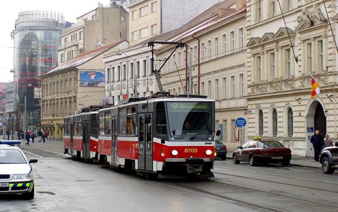 Трамвай в Чехии