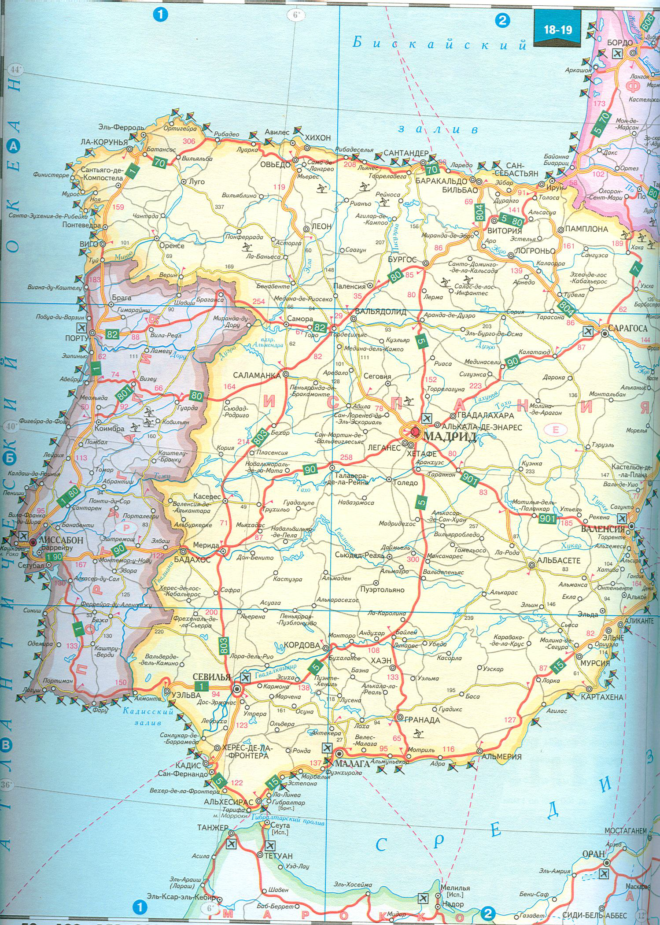 Автодороги Испании