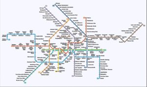 Схема общественного транспорта Берлина