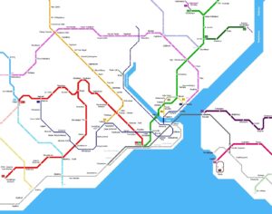 карта метро Стамбула