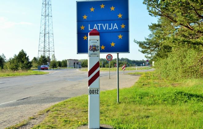 Правила пересечения границы Латвии