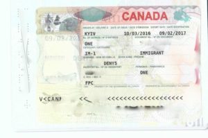 Иммиграционная виза в Канаду
