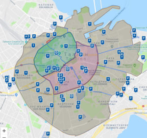 карта парковок Таллина