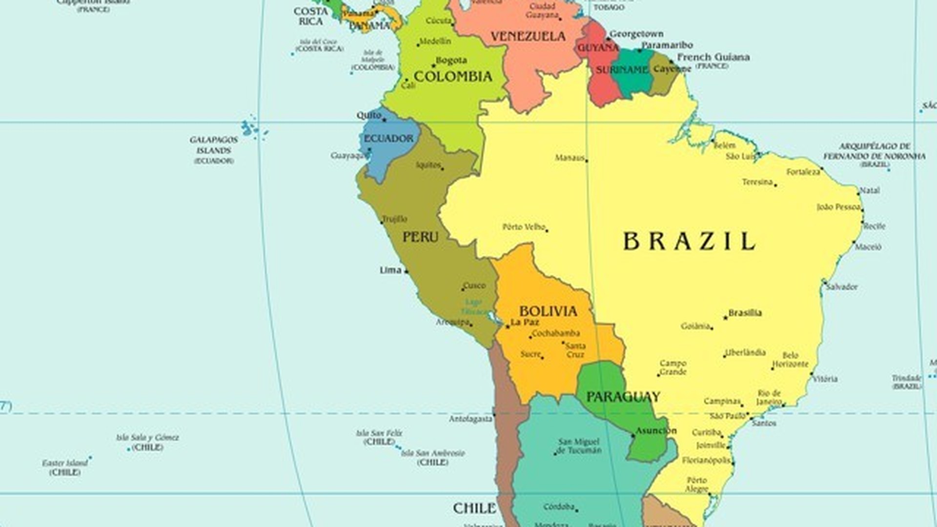 Страны Латинской Америки: регионы и население